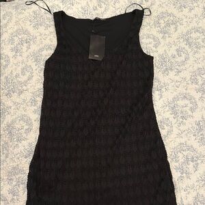 Zara Black Midi Dress